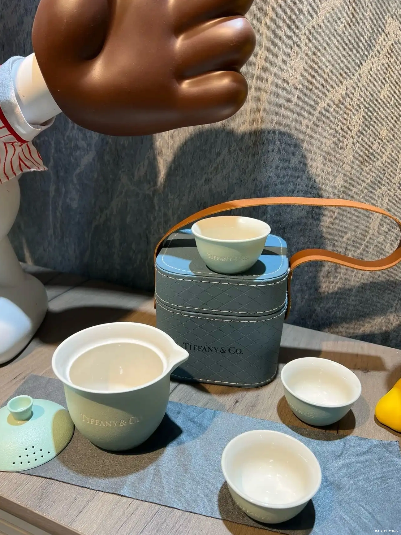SET TIFFANY TEA CUP 0614